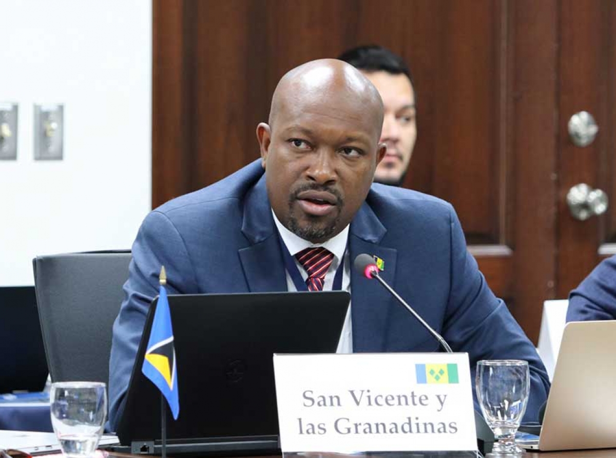 Minister of Agriculture, Rural Transformation, Forestry and Fisheries of Saint Vincent and the Grenadines,Saboto S. Caesar.