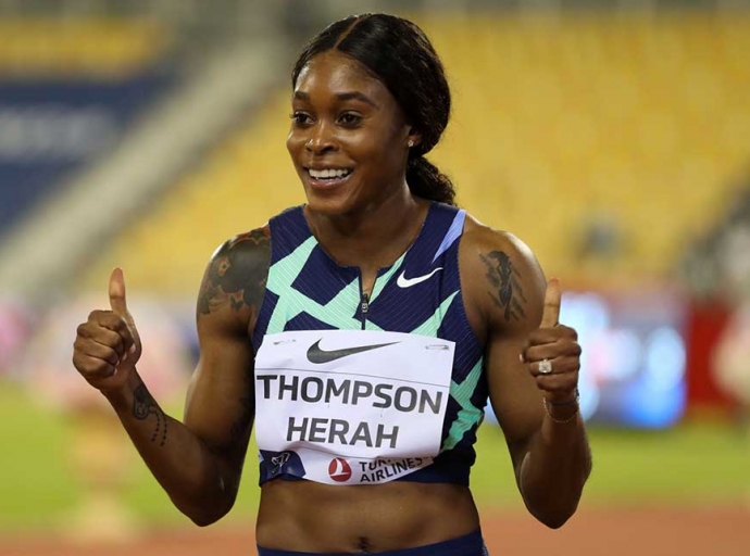 Elaine Thompson Herah takes sprint double in Florida