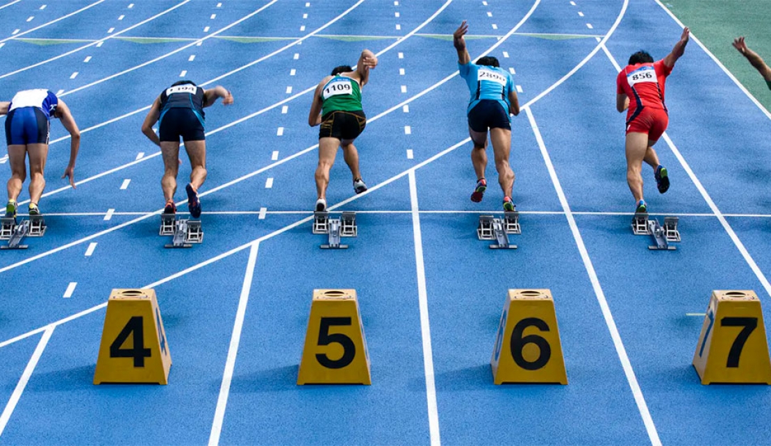 Are middle lanes fastest in track and field? Data from 8,000 racers shows not so much