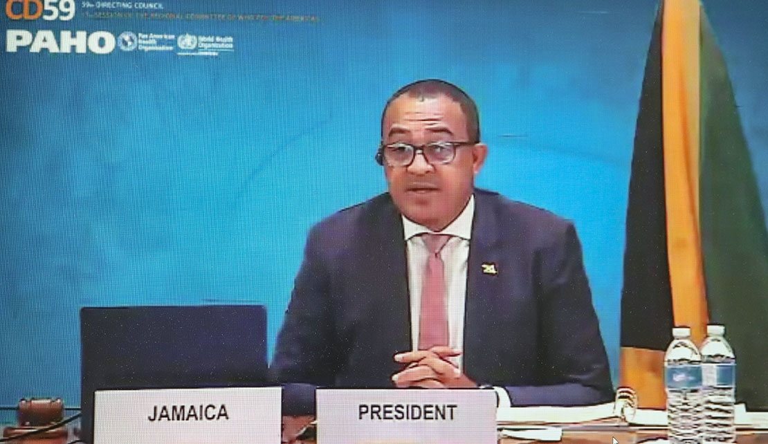 JAMAICA | Tufton Laments unequal distribution of Covid-19 vaccines between high and low income countries.