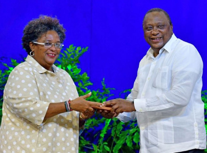 BARBADOS | President Kenyatta Hands Over UNCTAD Baton To PM Mottley