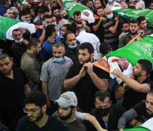 ISRAEL has killed 330 Palestinians and wounded 15,700 in 2021