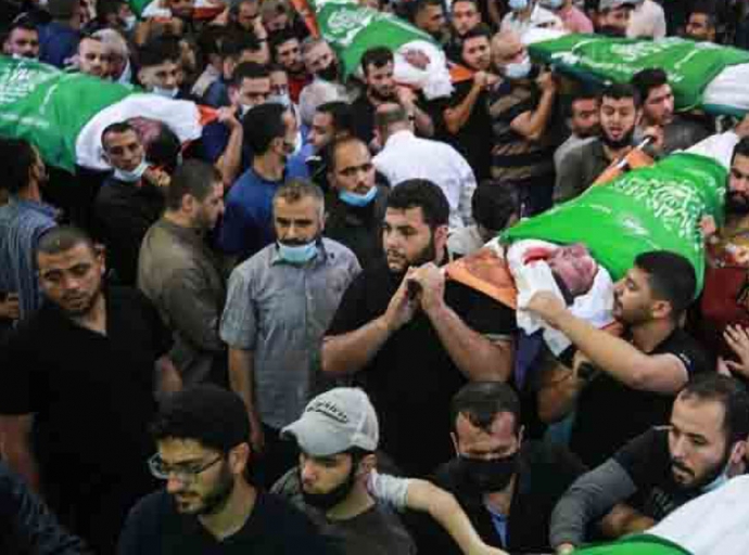 ISRAEL has killed 330 Palestinians and wounded 15,700 in 2021