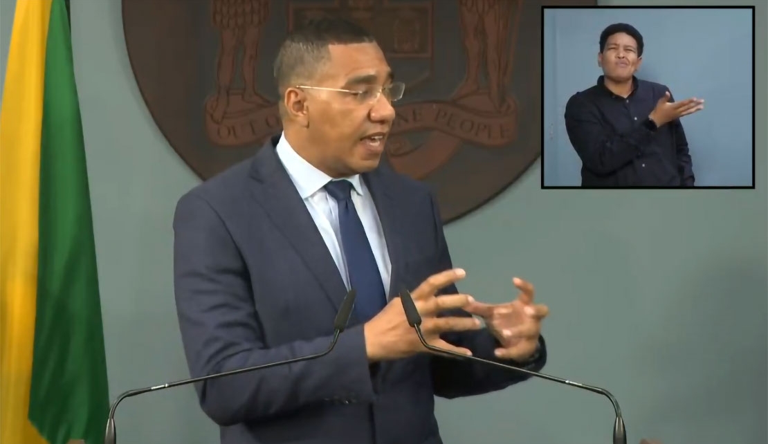 JAMAICA |  Holness Reimposes States of Emergencies in 7 police divisions in Kingston and Western Jamaica