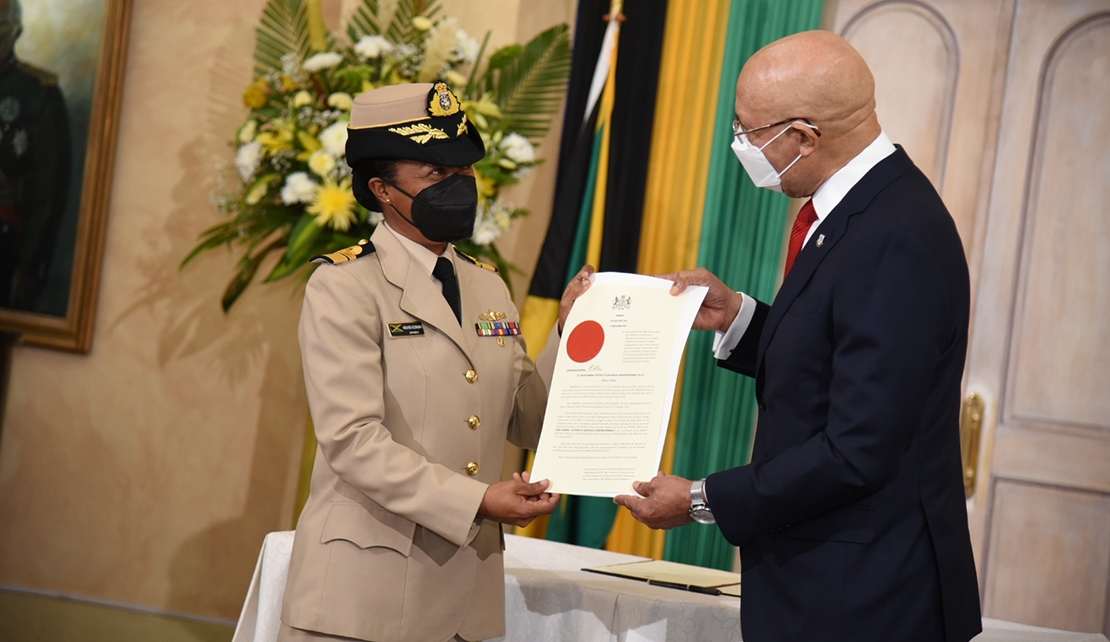 JAMAICA | Antonette Sandra-Lee Wemyss Gorman, First Female Head Of The JDF Takes Office