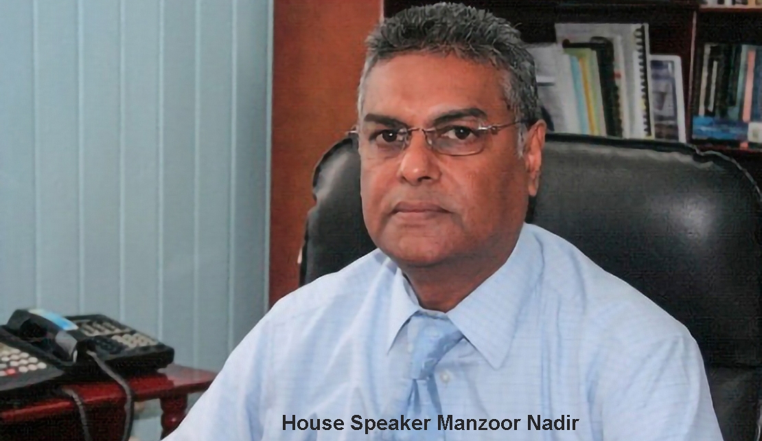 GUYANA | Opposition files 'No Confidence' motion against House Speaker Manzoor