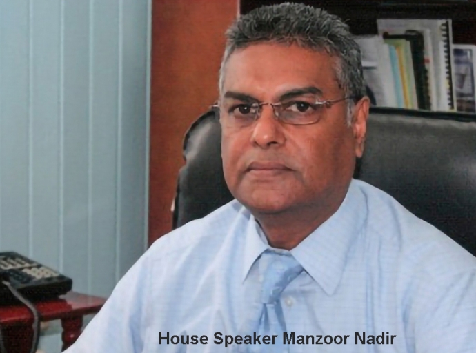 GUYANA | Opposition files 'No Confidence' motion against House Speaker Manzoor