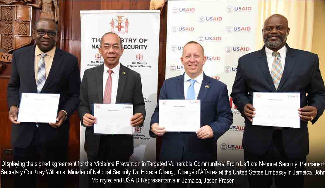 JAMAICA |  GOV'T, USAID launch multi-billion dollar initiative to fight crime, violence