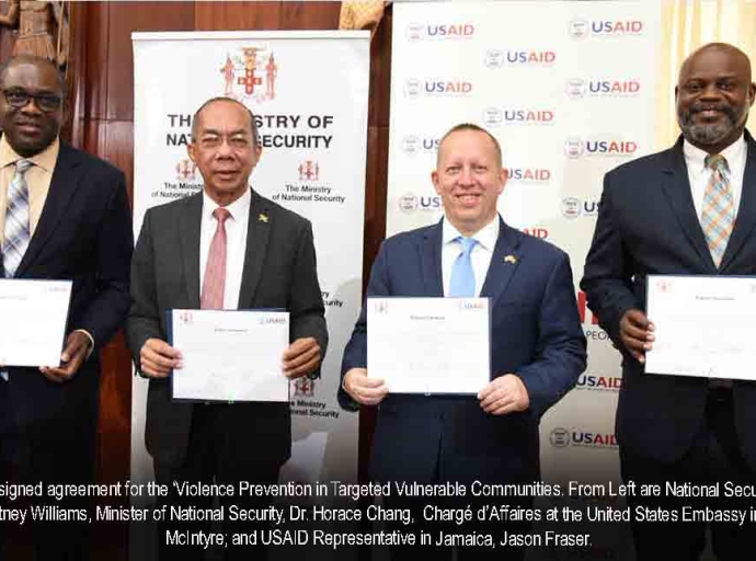 JAMAICA |  GOV'T, USAID launch multi-billion dollar initiative to fight crime, violence