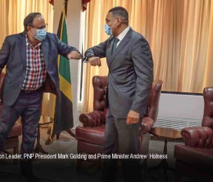 JAMAICA |  Vale Royal Talks between the JLP and the PNP has Resumed