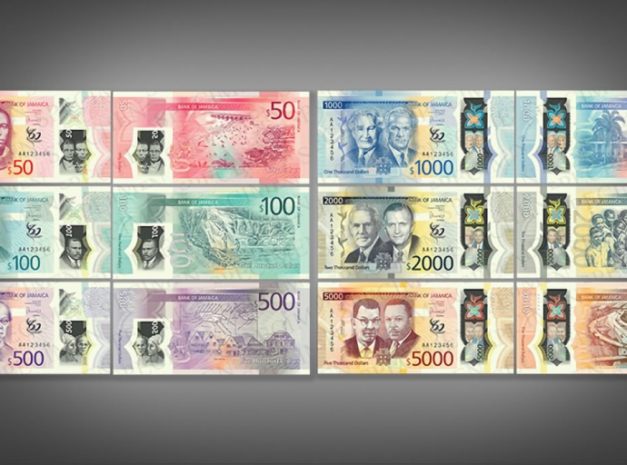 JAMAICA | Michael Manley, Edward Seaga and $2,000 banknote
