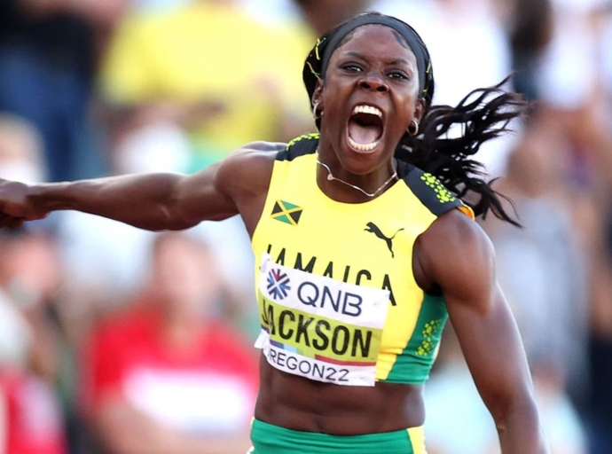 Shericka Jackson wins 200m in 21.45 secs, at World Championships 2022