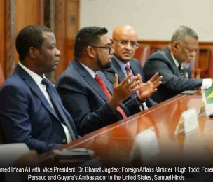 GUYANA  |  Economy will not depend solely on oil and gas- says Ali