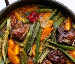 FOOD | Haitian Style Steak with Okra