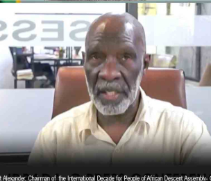 Vincent Alexander speaks about  International Decade for People of African Descent Assembly- Guyana