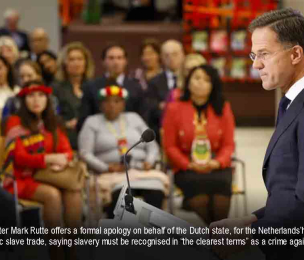 Netherlands PM Mark Rutte apologises for Dutch government’s role in slavery