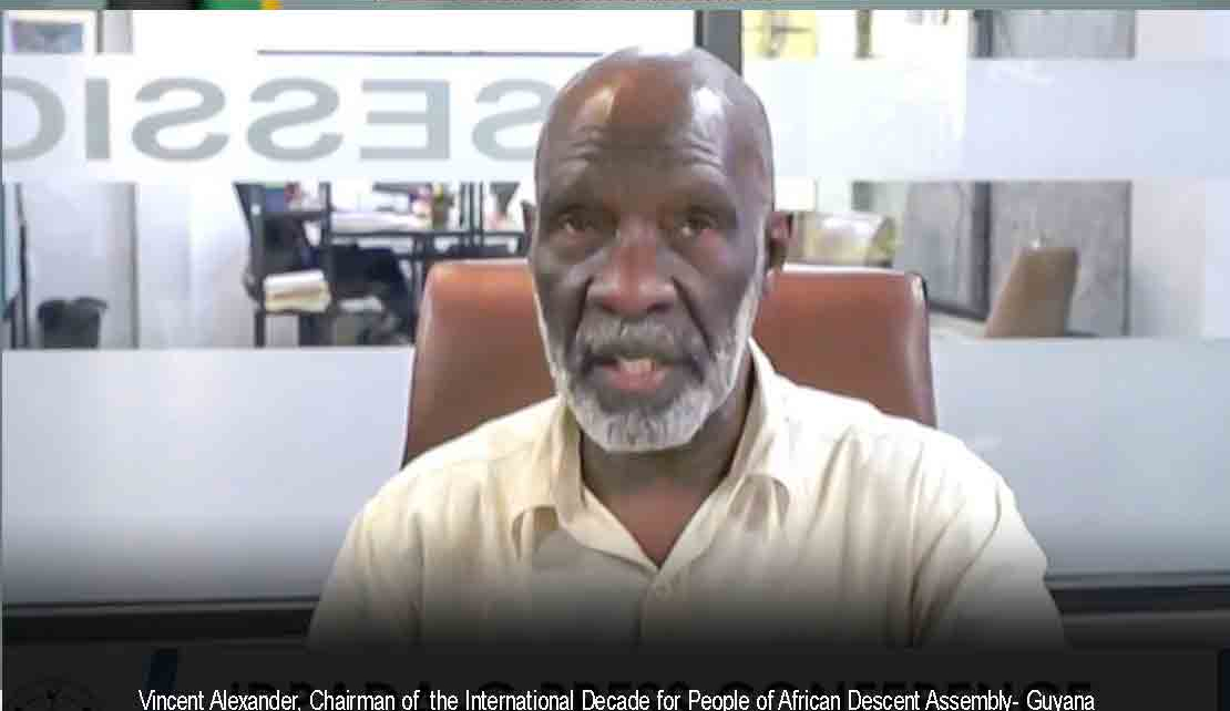 GUYANA |  IDAPADA-G's Chair Vincent Alexander Welcomes Netherland's Public Apology for Slavery