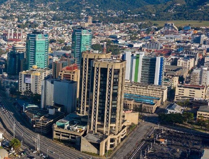 Down town Port of Spain Trinidad