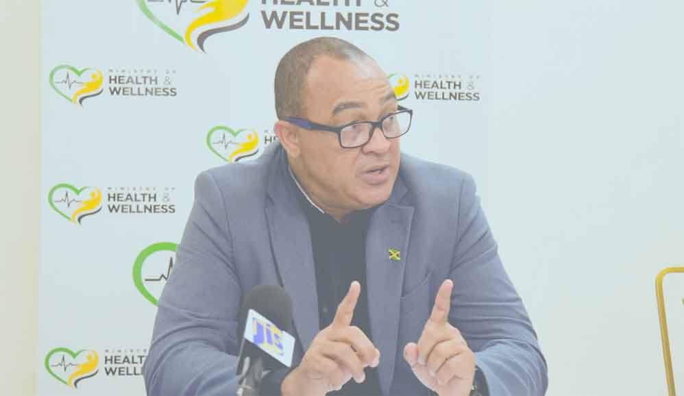Minister of Health and Wellness Dr. Christopher Tufton