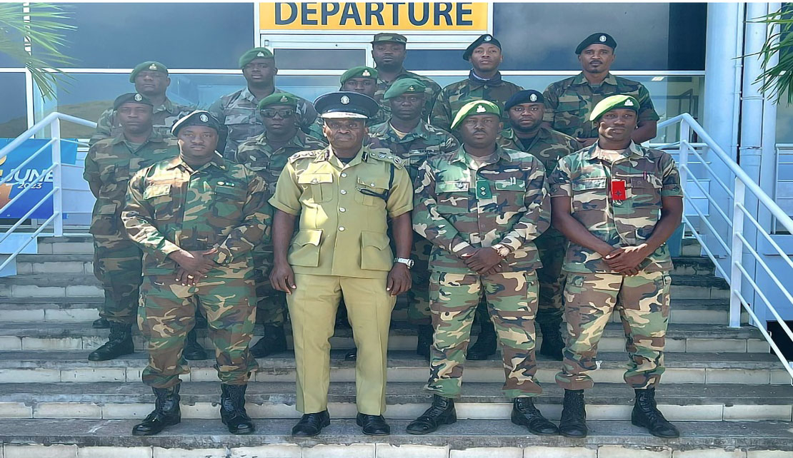 ST. LUCIA Regional (RSS) Security Forces deployed to St Lucia to