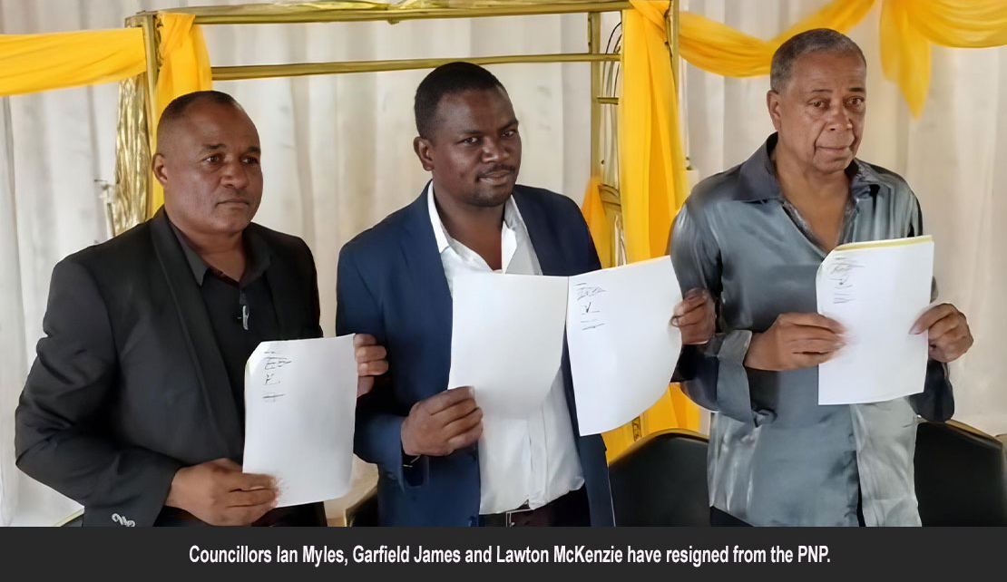 JAMAICA | Three Western Westmoreland councillors resign from PNP