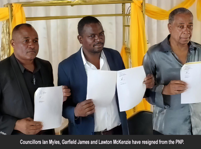 JAMAICA | Three Western Westmoreland councillors resign from PNP