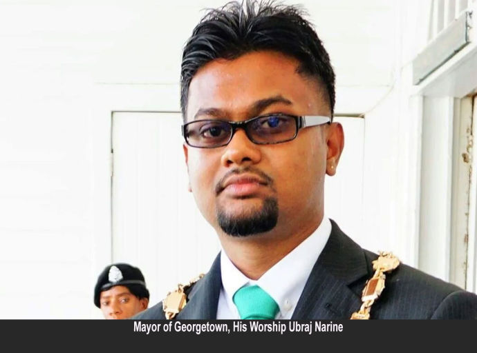 GUYANA | Georgetown's Mayor Ubraj Narine reminds Robeson Benn: No Peace without Justice