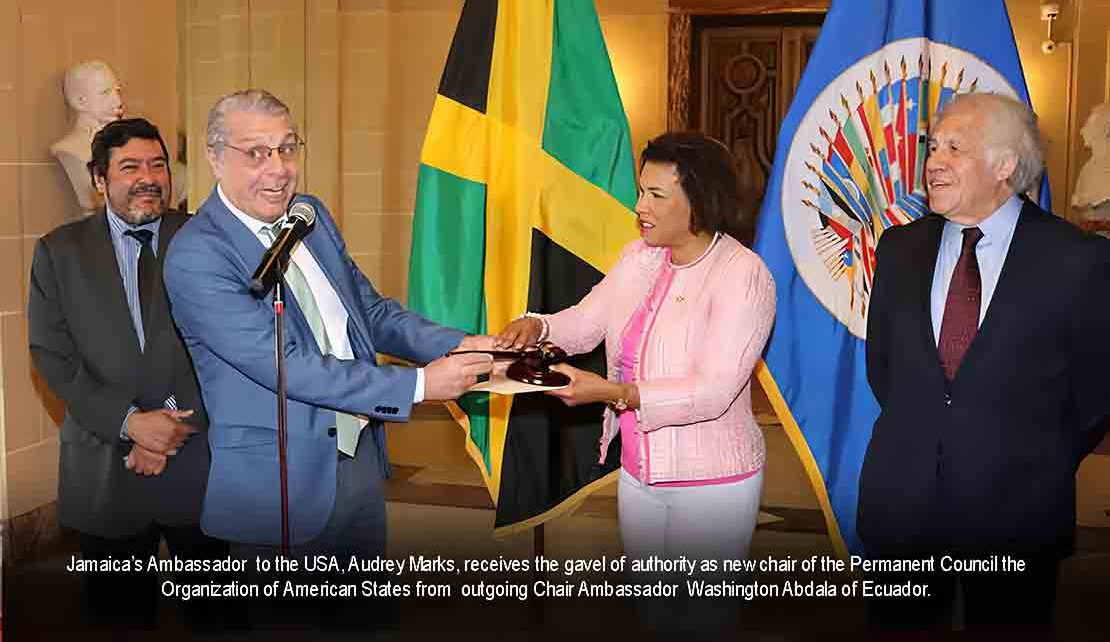 JAMAICA’S Ambassador Audrey Marks, New Chair of OAS Permanent Council