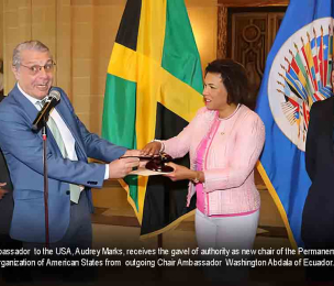 JAMAICA’S Ambassador Audrey Marks, New Chair of OAS Permanent Council