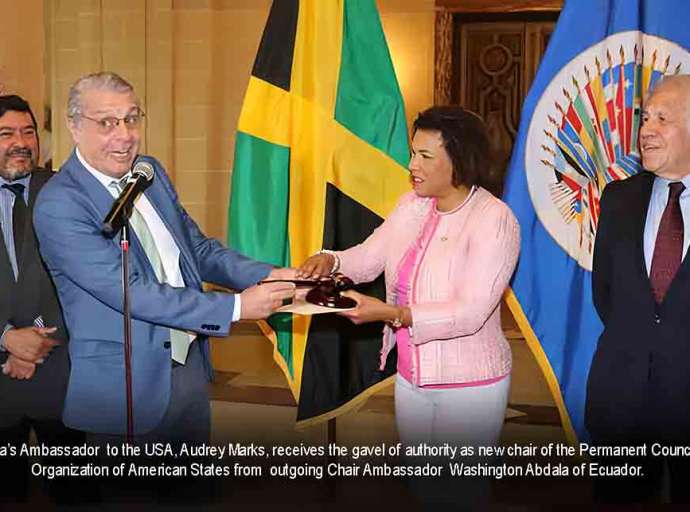 JAMAICA’S Ambassador Audrey Marks, New Chair of OAS Permanent Council