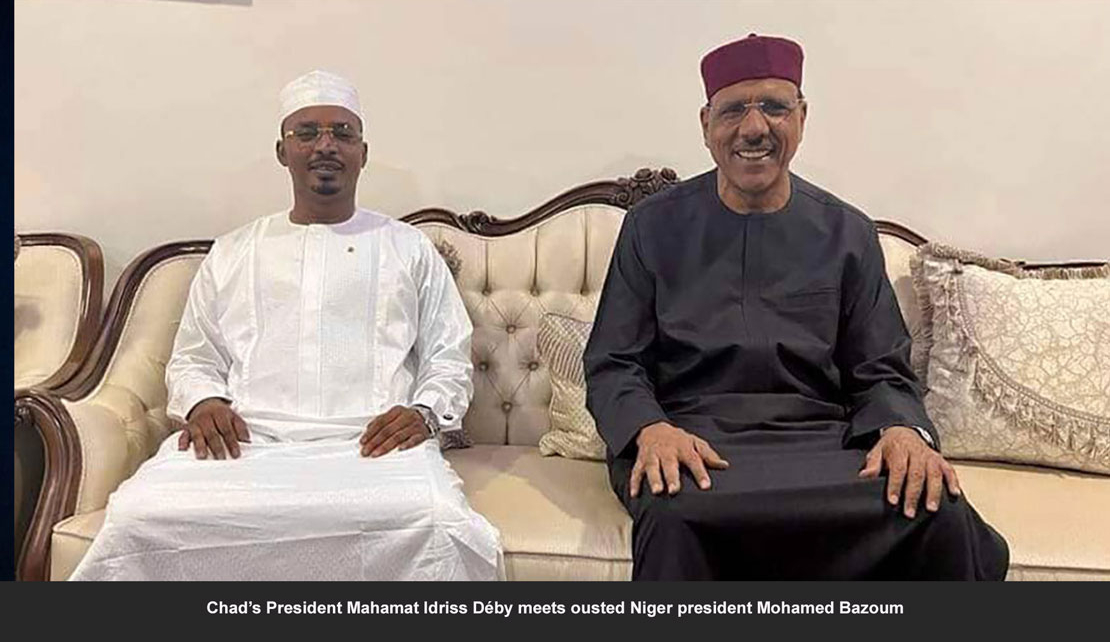 Chad’s Leader Mahamat Déby Meets Ousted Niger President Bazoum in Niamey