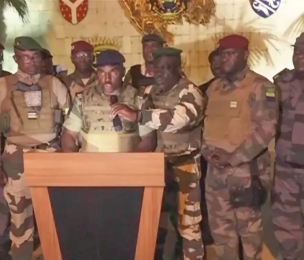 AFRICA | Gabon Military seize power in a Coup this morning, People jubilant !