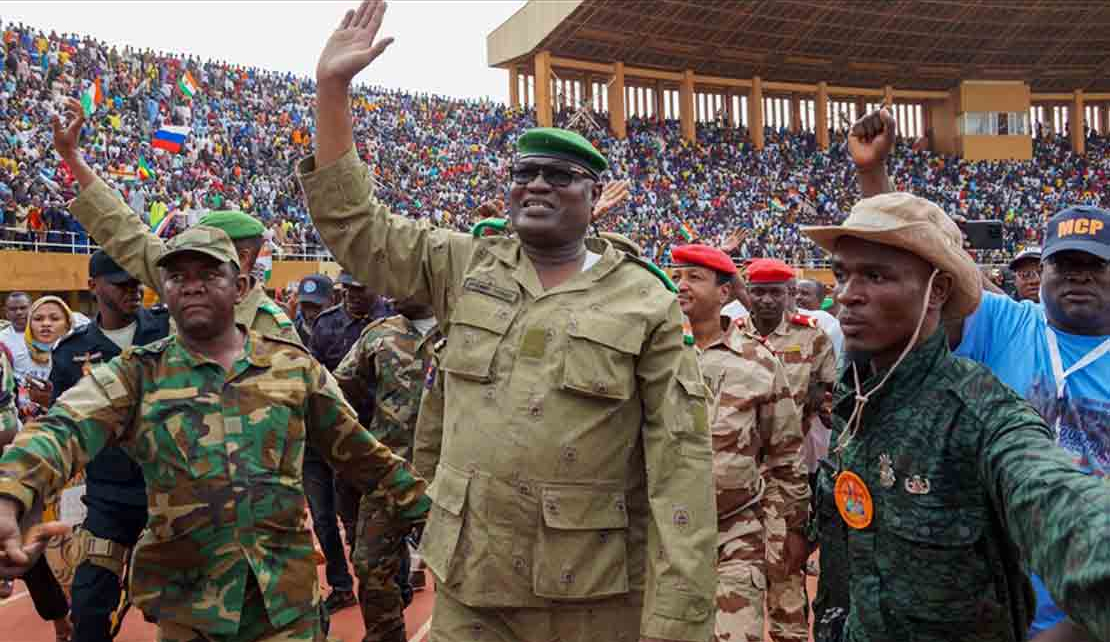 NIGER coup supporters rally after French ambassador ordered out