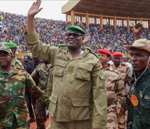 NIGER coup supporters rally after French ambassador ordered out