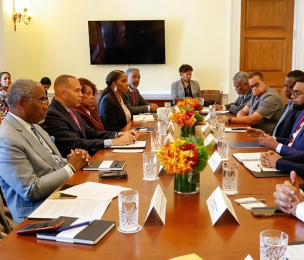 GUYANA | House Democratic Leader Hakeem Jeffries hosts Guyana's President Irfaan Ali on Capitol Hill