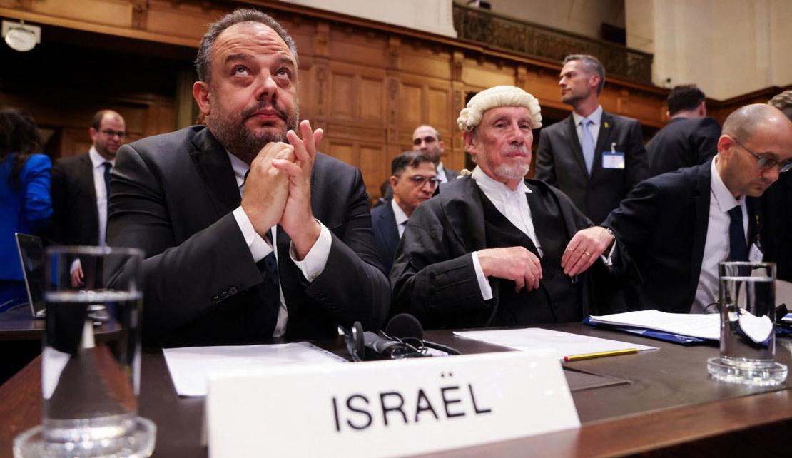 ISRAEL rejects accusations of genocide in Gaza war at ICJ hearing