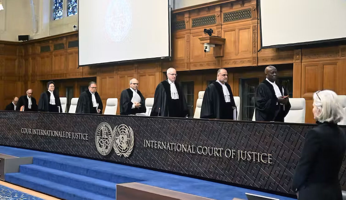 What enforcement power does the International Court of Justice have in South Africa’s genocide case against Israel?