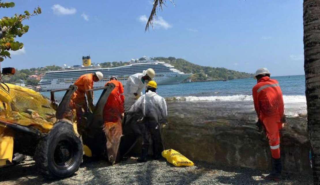 T&amp;T | Tobago Oil spill, Cleanup underway - National Emergency says PM Rowley