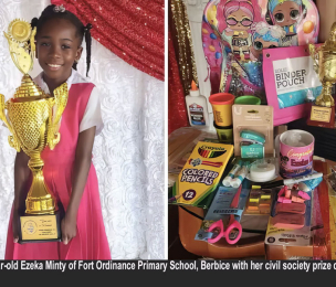 GUYANA | 8 Year Old calypsonian Ezeka Minty, Rejected by Gov't, Rewarded by Teachers and Civil Society