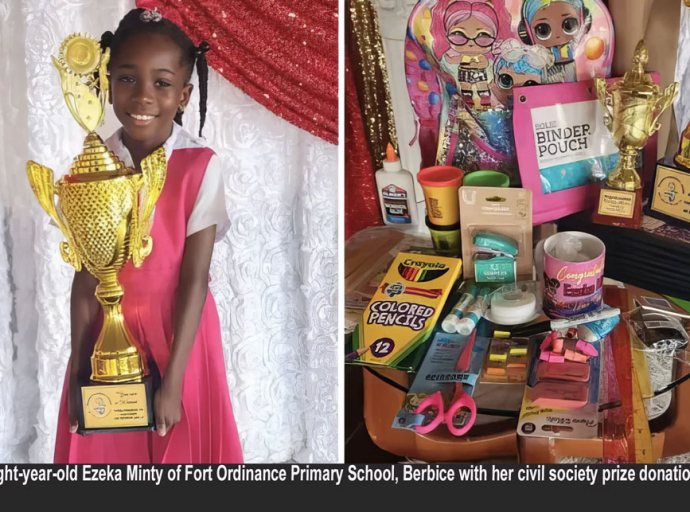 GUYANA | 8 Year Old calypsonian Ezeka Minty, Rejected by Gov't, Rewarded by Teachers and Civil Society