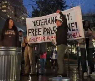 UNITED STATES | US Veterans Burn Uniforms in Tribute to Aaron Bushnell