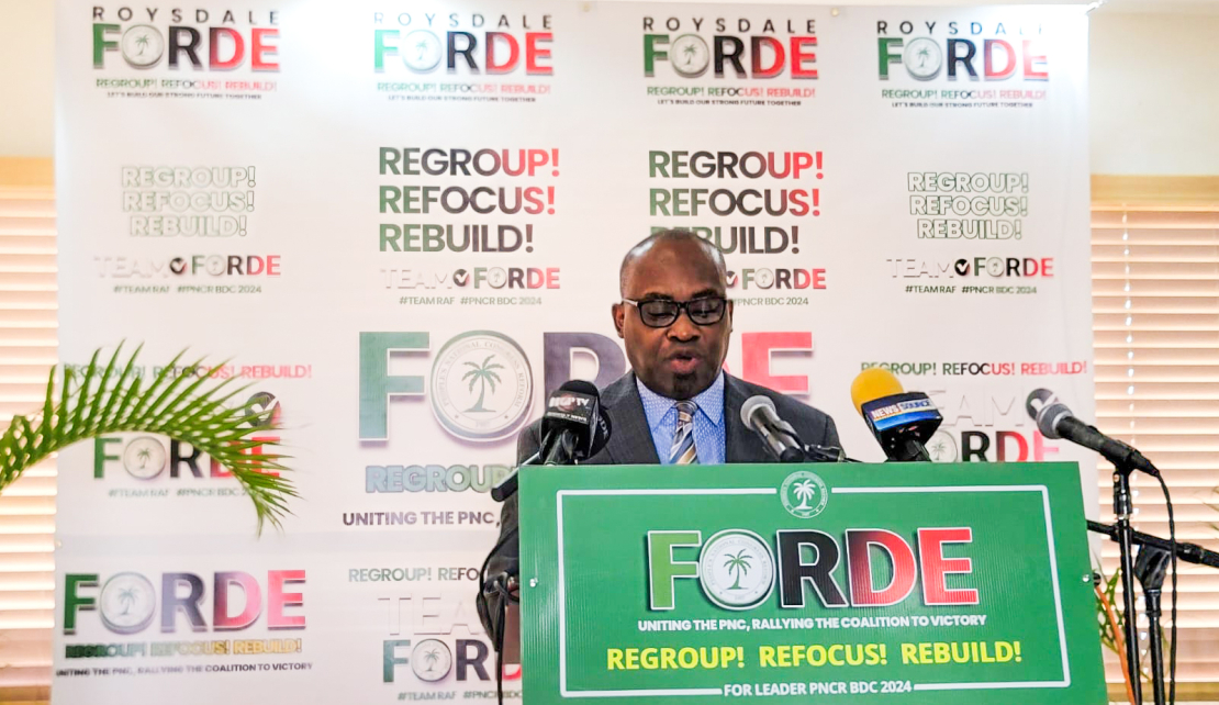 GUYANA | Roysdale Forde announces bid for leadership of the People's National Congress Reform  Party, PNCR.