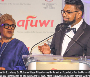 GUYANA'S President laments Haiti, lauds the University of the West Indies