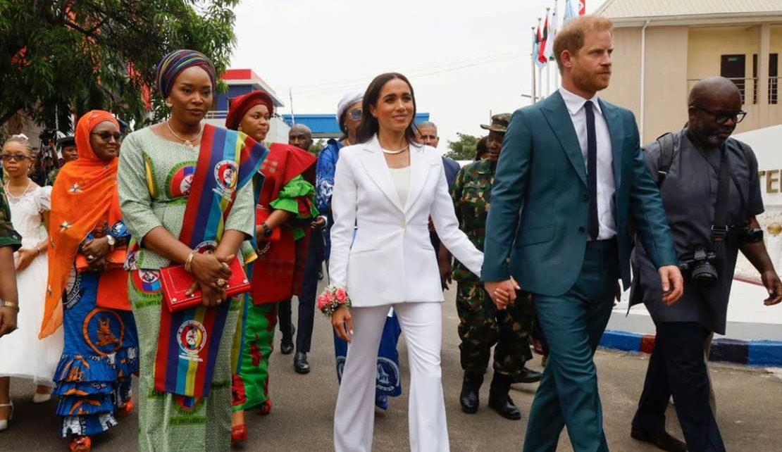 AFRICA | Harry talks up mental health in Nigeria