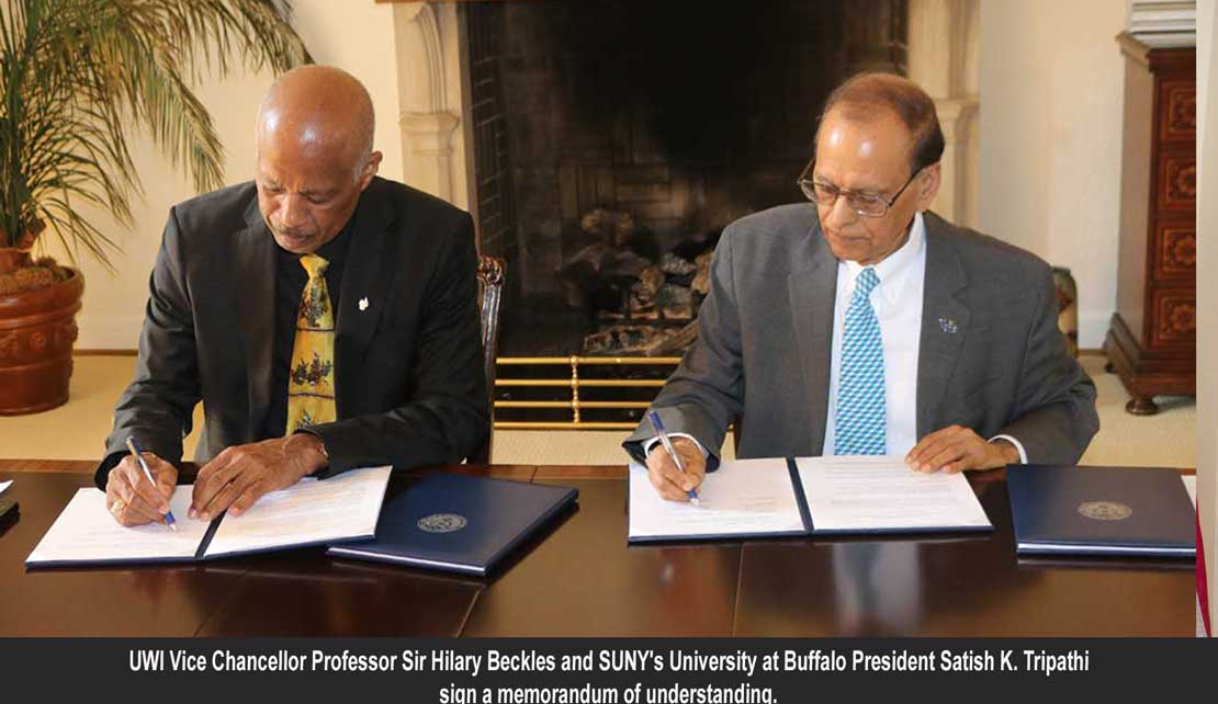 CARICOM | University of the West Indies and the State University of New York Signs MOU