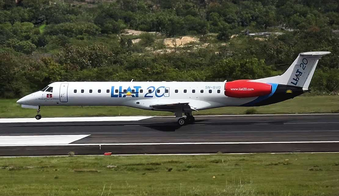 ANTIGUA | Liat 2020 takes off with inaugural flight to St. Lucia