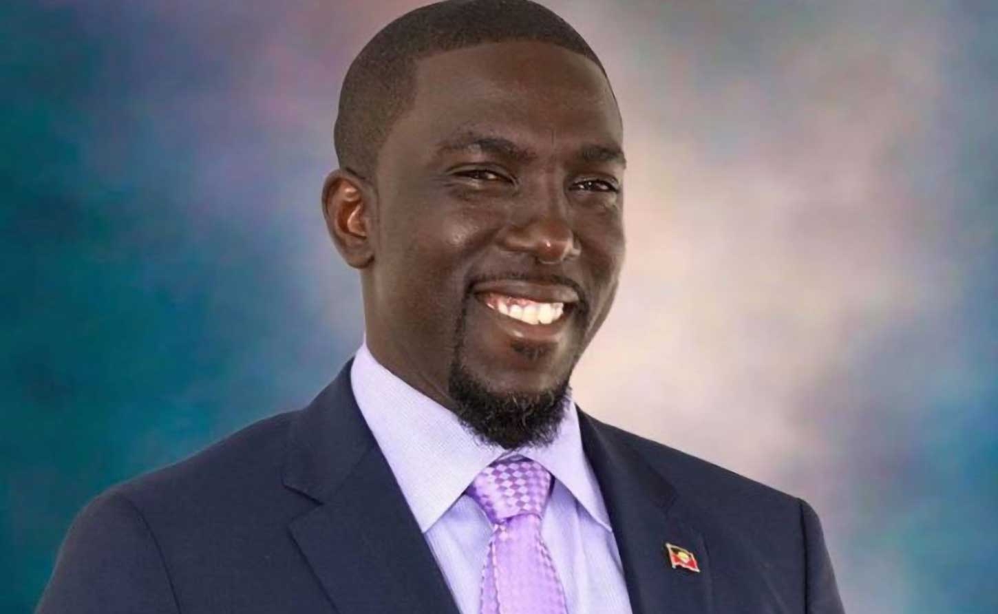 Political Leader of the United Progressive Party of Antigua, Jamale Pringle who was elevated to leader at the party's conference n April