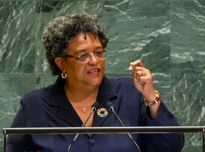 Barbados PM Mia Mottley Calls for Global Reset at UN General Assembly