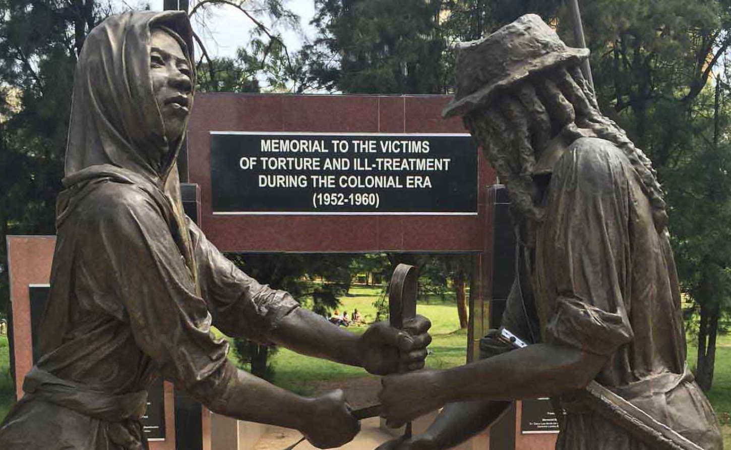 A memorial in honour of victims of torture during the colonial era, built in Nairobi in 2015. Photo by Tony Karumba/AFP via Getty Images