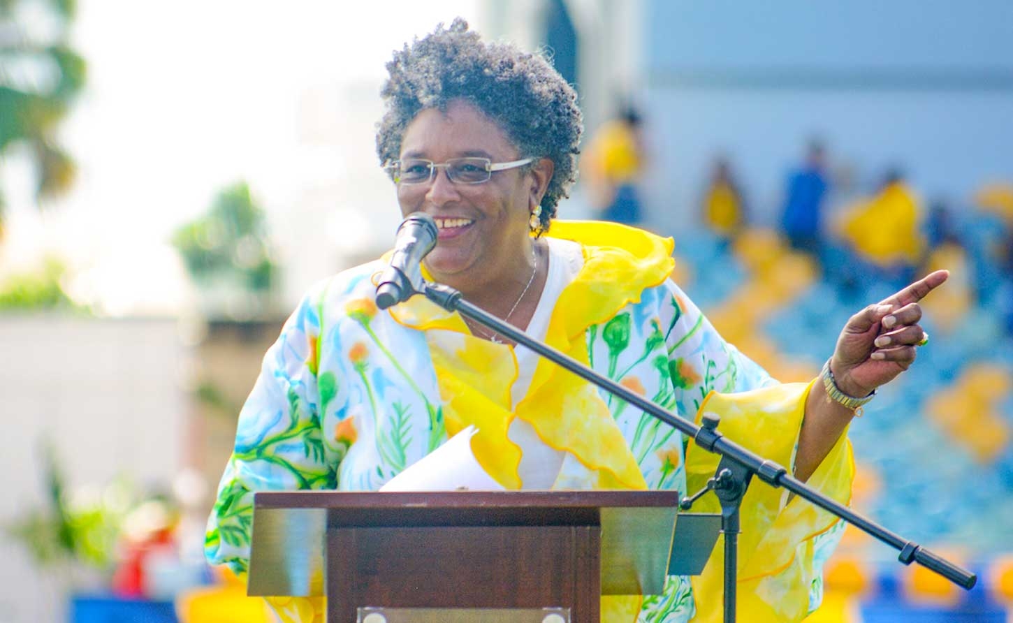 Prime Minister Mia Amor Mottley addresses Barbados 58 independence anniversary.